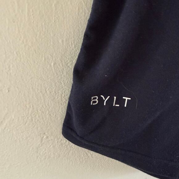 BYLT Basics T Shirts Lot of 2 Drop Cut Men's Size Medium Blue And Black - Picture 11 of 12